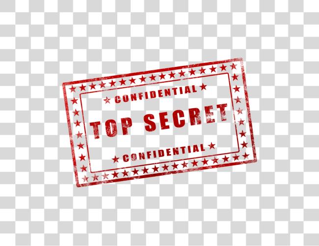 下载 Topsecret 印章 Image 頂部 Secret Printable Clip 艺术