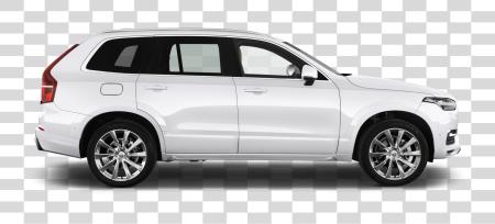 Download Volvo Xc90 Company Car Side View PNG file