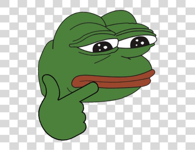 Download Pepe Meme Pepe The Frog Thinking Emoji Lol Funny Meme Feels Bad Man Clip Art