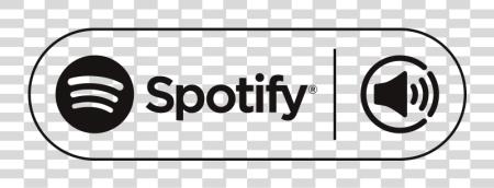 下载 Spotify Logo 白色 Oval PNG file