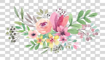 Download Watercolor Flowers Vector Watercolor Flower PNG file