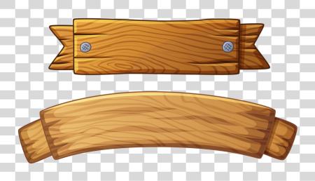 Download Wood Banner Vector PNG file