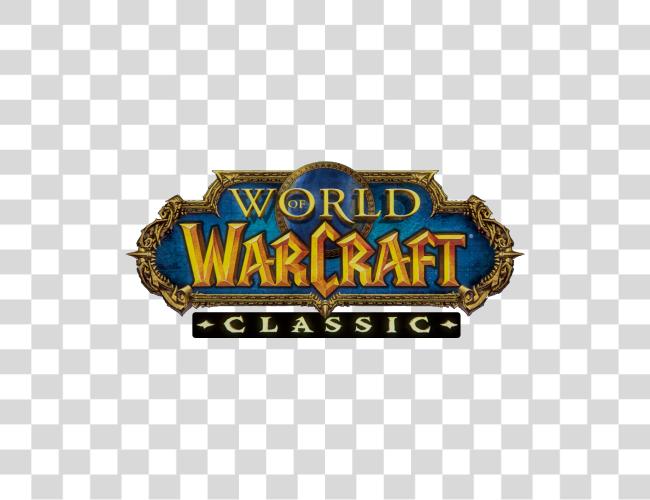 Download Wow logotipo mundo de Warcraft clásico logotipo Clip arte