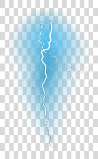 Download Blue Lightning PNG file