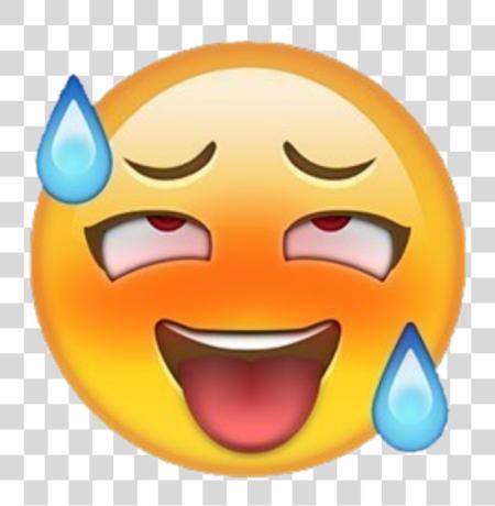 Download Cringe Sticker Ahegao emoji PNG file