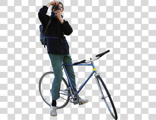 Download Biking Photograpfer bicicleta People Clip arte