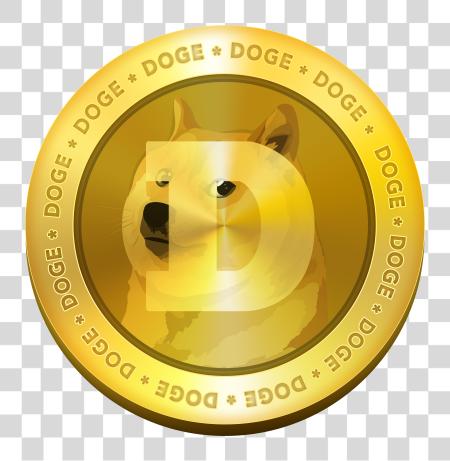 Download Gold Dogecoin Dogecoin PNG file