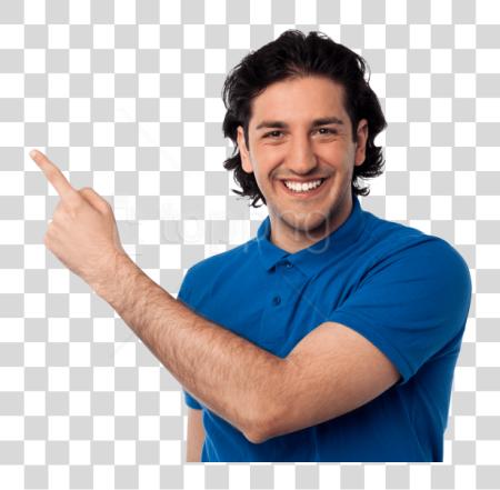 Download hombres Pointing Left PNG file