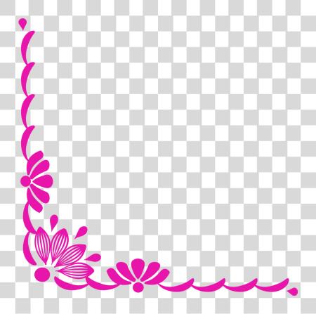 Download Corner Designs Corner Flower Design PNG file