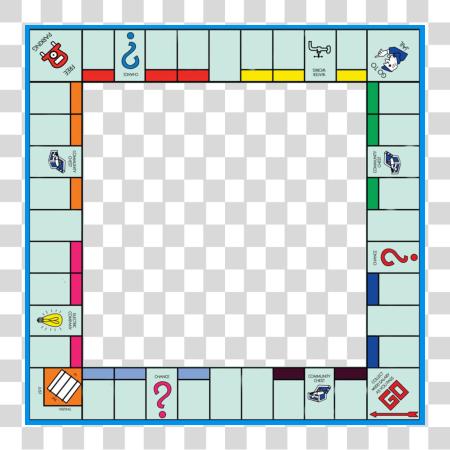 Download monopoly blank marco photoframe game gameboard Monopoly Board Game PNG file