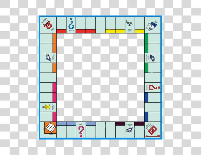 Download monopoly blank frame photoframe game gameboard Monopoly Board Game Clip Art