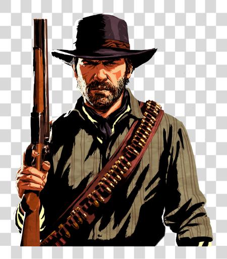 下载 这那 Van Der Linde 紅 Dead Redemption 2 PNG file