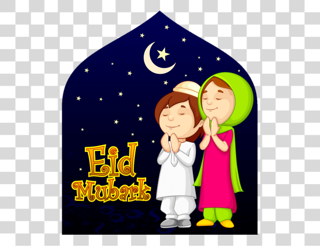 Download Hajj Ka Chand Mubarak Eid Mubarak Hug Clip Art