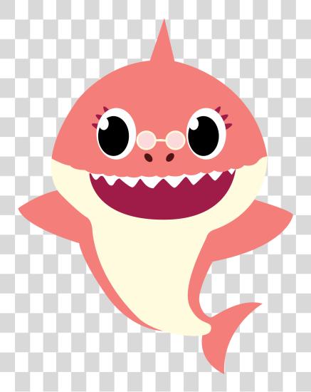 Download Grandma Shark Baby Shark Em PNG file