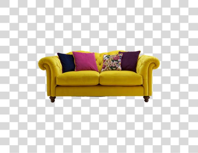 Download 2 Seater Velvet Sofas Clip Art