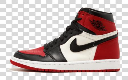 Download aire Jordan 1 Retro alto Og bred Toe rojo Nike Jordan 1 PNG file