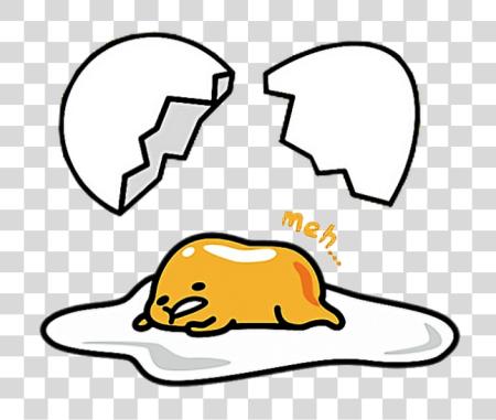 Download gudetama huevo bebé sanrio messy kpop Gude Tama PNG file