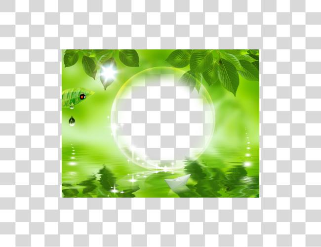 Download Nature Frames Nature Green Leaf Natural Clip Art