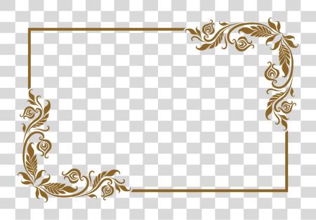 Download Borders para papel Borders y Frames caja diseño dorado marco diseño PNG file