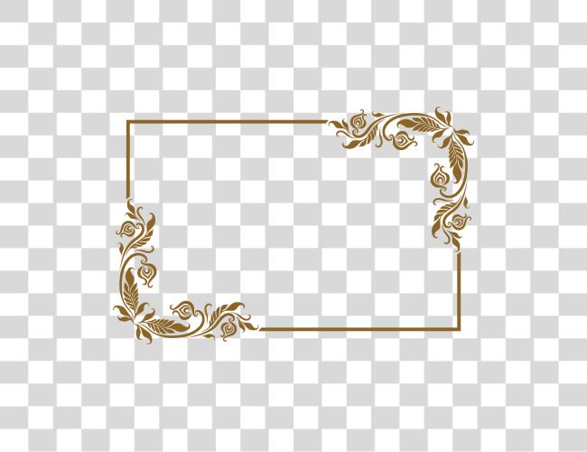 Download Borders For Paper Borders And Frames Box Design Golden Frame Design Clip Art