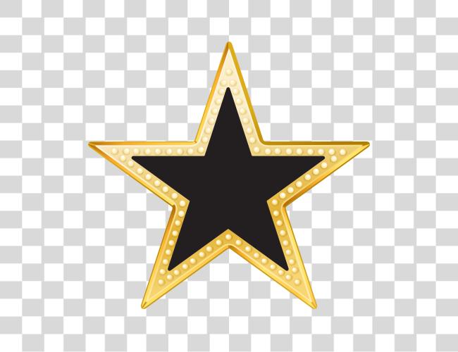 Download Gold And Black Star Photo Gold And Black Star Clip Art