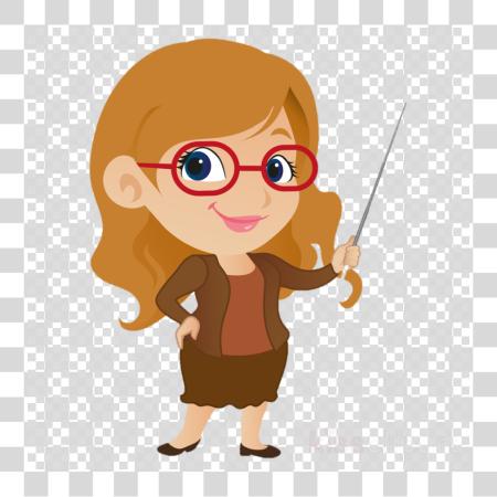 Download Education School Image Teacher Cute Teacher Girl Teacher Cartoon PNG file