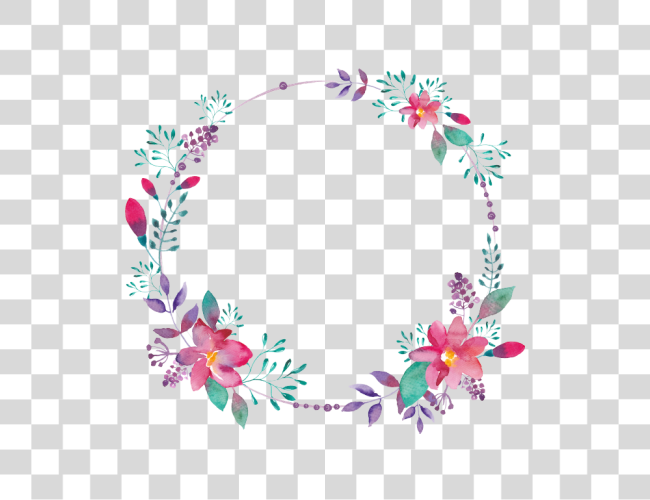 تحميل زهرة زهور Circle Flowerframe Flowercircle Wreth Circulos Con Flores مقطوعة فن