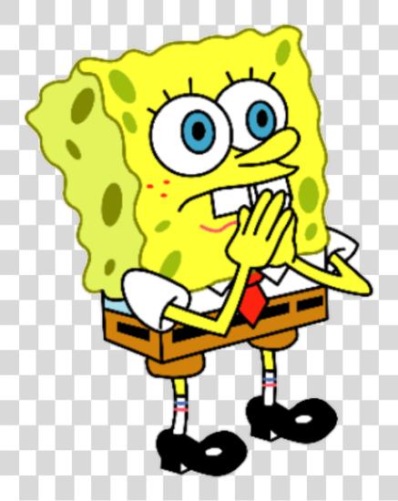 Download Spongebob Face With A Spongebob Inhale PNG file