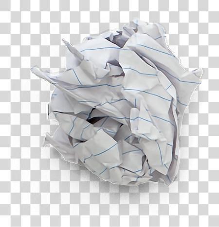 Download Crumpled papel pelota papel Trash PNG file