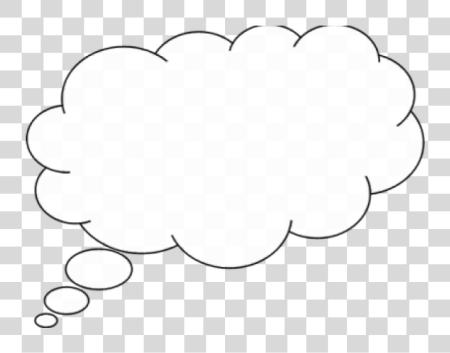 Download Drawn Bubble Dream Bubble Thought Bubble With Black PNG file