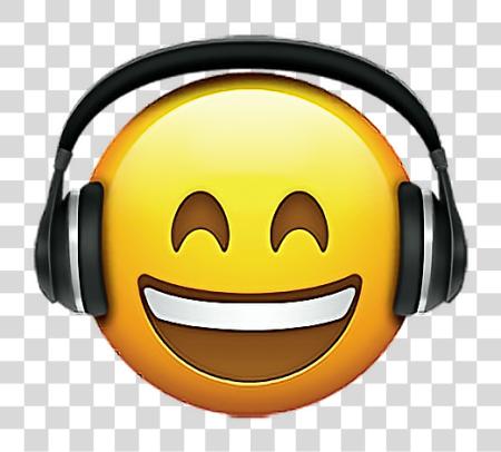 Download emoji emojis emojisticker headphones headphonesemoji Emoji With Headphones PNG file