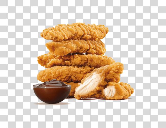 Download pollo Tenders hamburguesa King Bk pollo Tenders pollo Strips Clip arte