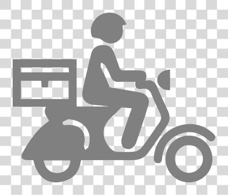 Download Rider Delivery Delivery Bike Icon PNG file