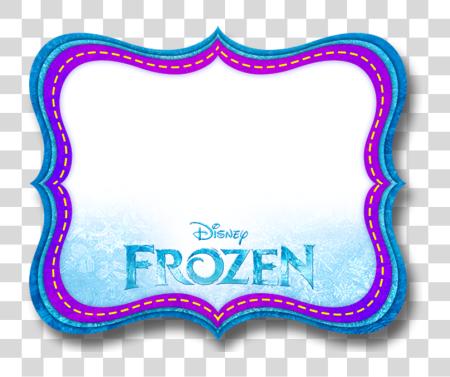 Download marco congelado Roxo E Azul disney congelado marco PNG file