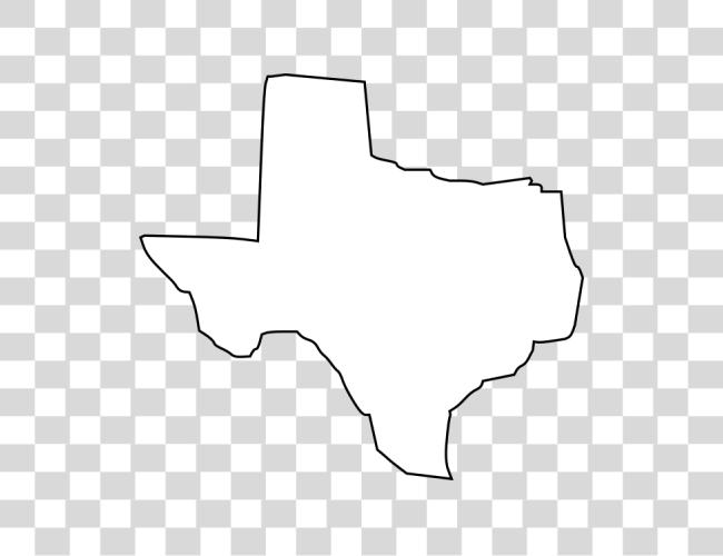 تحميل في Clker Com عبر الانترنت Texas أبيض Outline مقطوعة فن