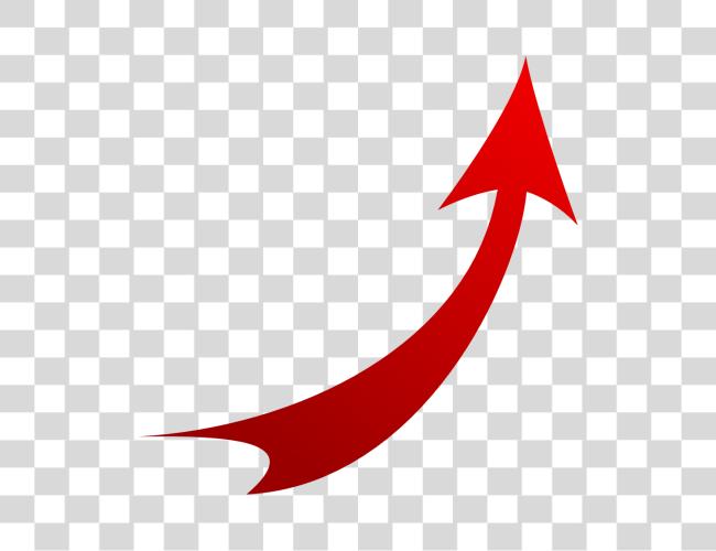 Download For Red Curved Arrow Red Arrow Going Up Clip Art