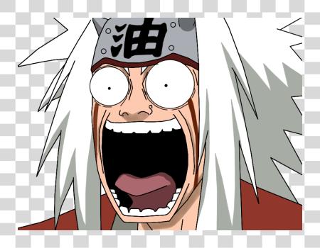 下载 Naruto Funny 脸 Jiraya Naruto Tarado PNG file