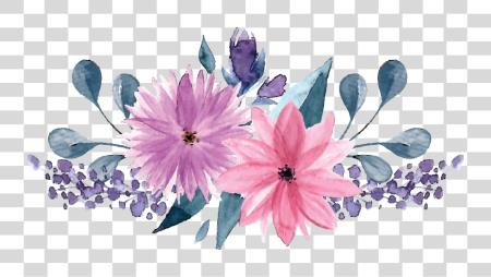 Download acuarela floral Elements PNG file