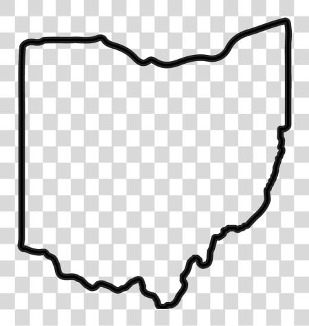 下载 Ohio Outline Ohio State Outline PNG file