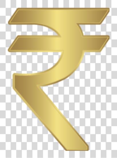 Download The Countrys Official Currency Is Rupee Rupee Gold Rupees Logo PNG file