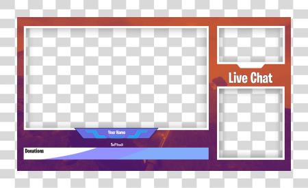 تحميل Template Livestream يوتيوب بي ان جي ملف