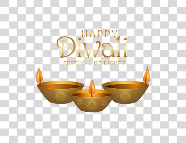 Download Happy Diwali Diya Clip Art