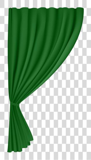 Download Curtain Green Image Green Curtain PNG file