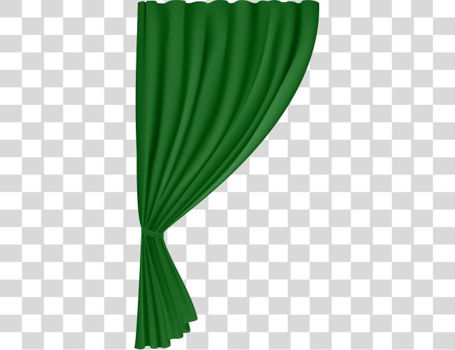 Download Curtain verde Image verde Curtain Clip arte