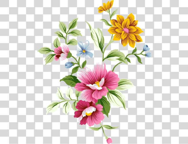 Download floral flores Nouveau flor Clip arte