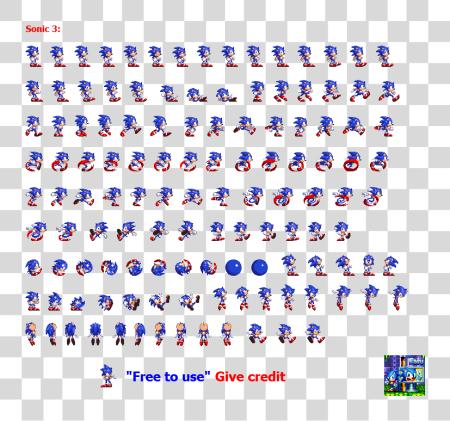 Download Sonic 3 Sprite Sonic 3 Sprites PNG file