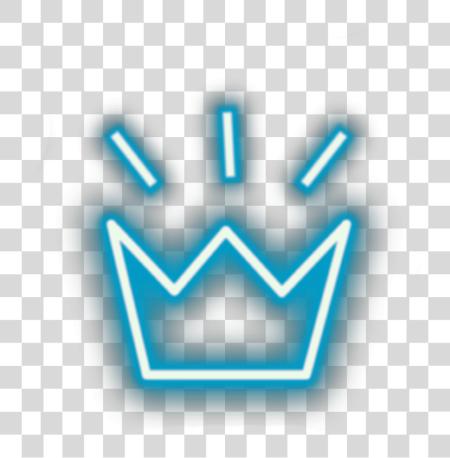 Download Neon Crown Aesthetic Neon Lights PNG file