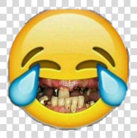 Download emoji funny sad omg happy smile Laughing Emoji With Bad Teeth PNG file