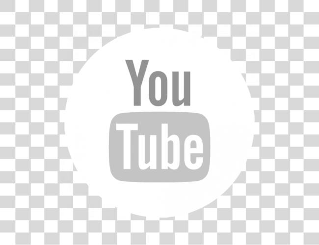 Download blanco Youtube logotipo Youtube Circle icono Size Clip arte