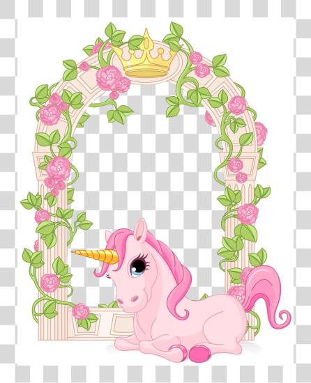 Download Marco Para Foto Del Unicornio PNG file